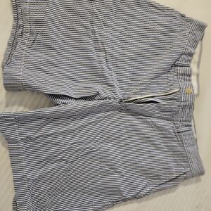 Polo by Ralph Lauren Blue and White Striped Men Shorts
